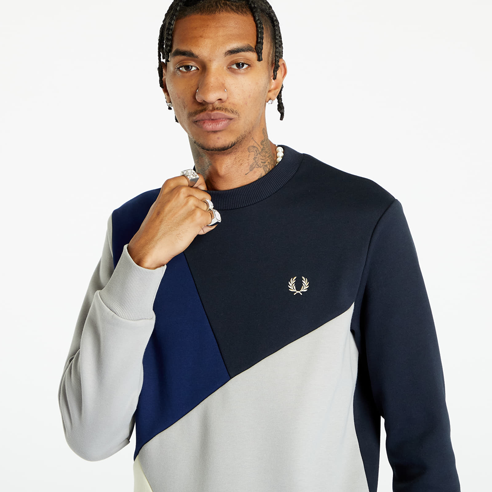 Fred perry store abstract hoodie