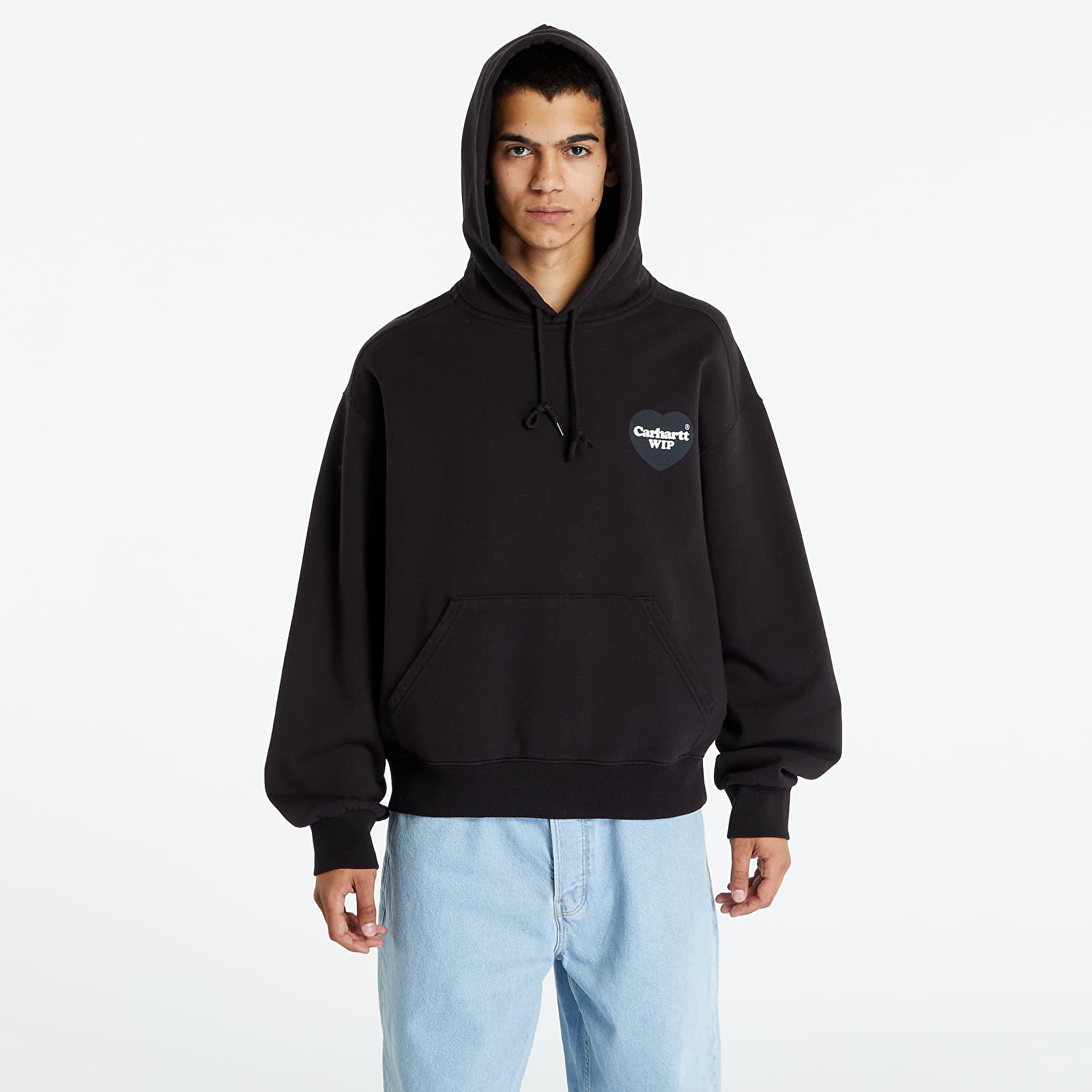 Sudaderas Carhartt WIP Hooded Heart Sweat Black