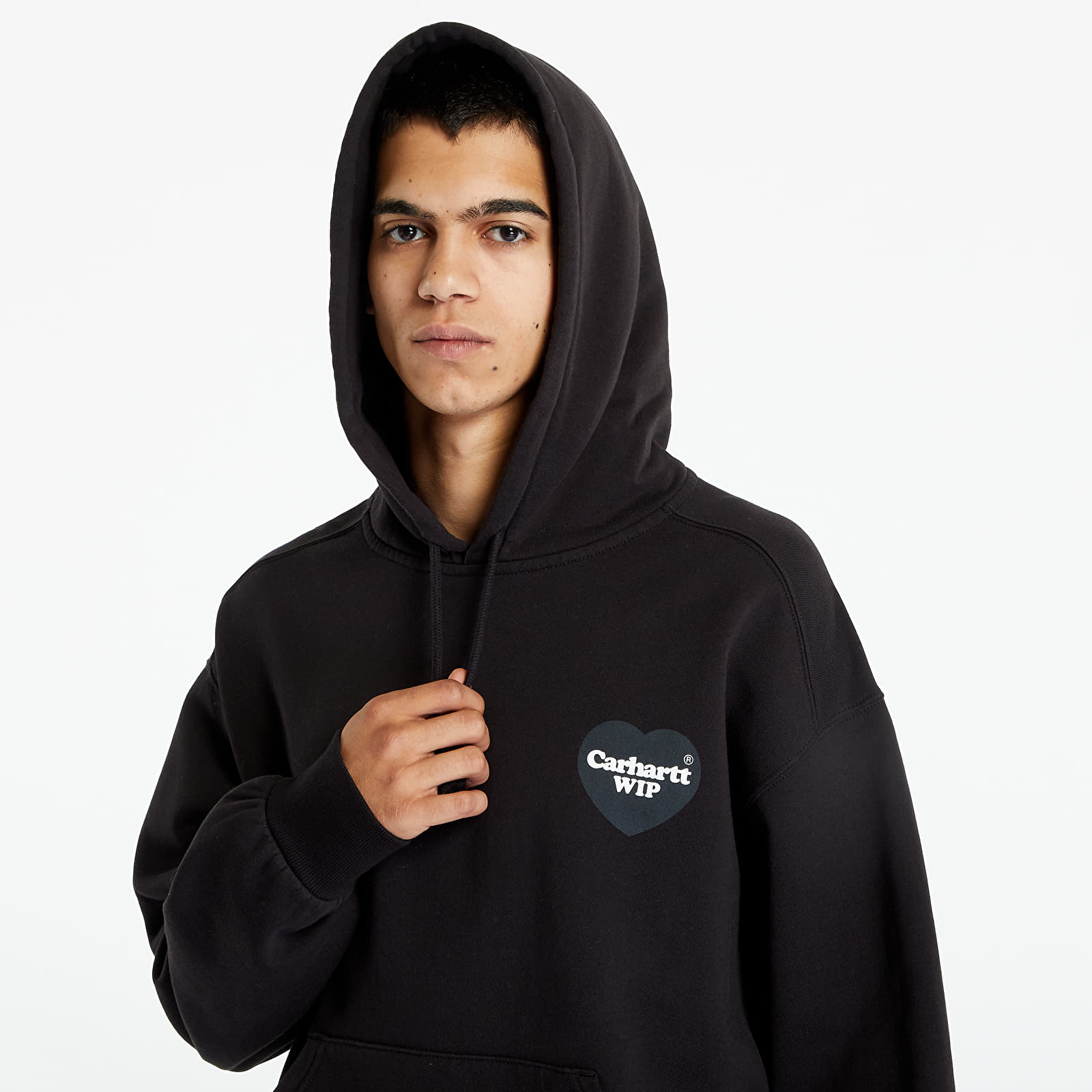 Hoodies and sweatshirts Carhartt WIP Hooded Heart Sweat Black Queens