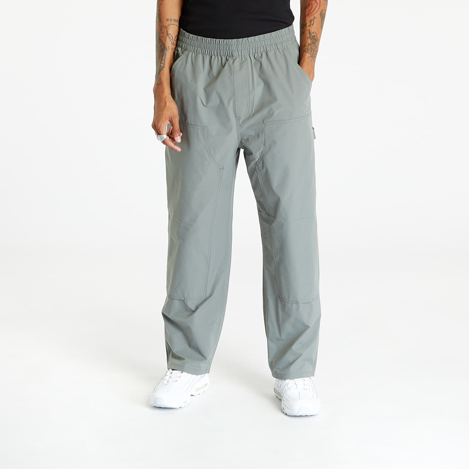 Džíny a kalhoty Carhartt WIP Montana Pant Smoke Green