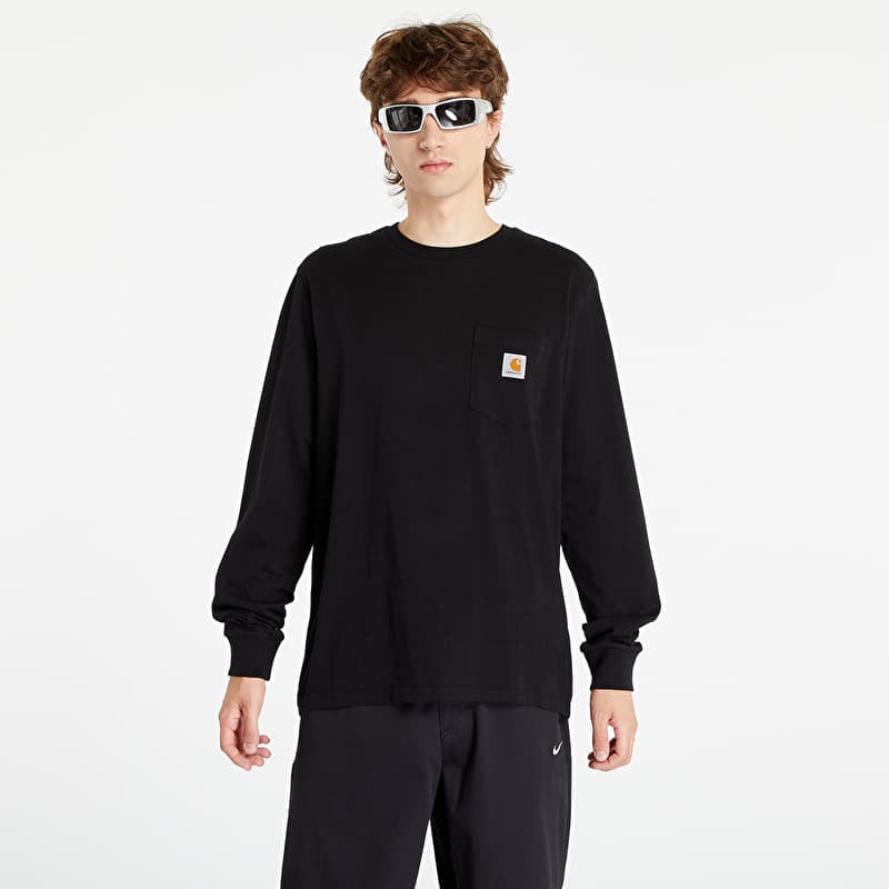 Majica Carhartt WIP Longsleeve Pocket T-Shirt UNISEX Black