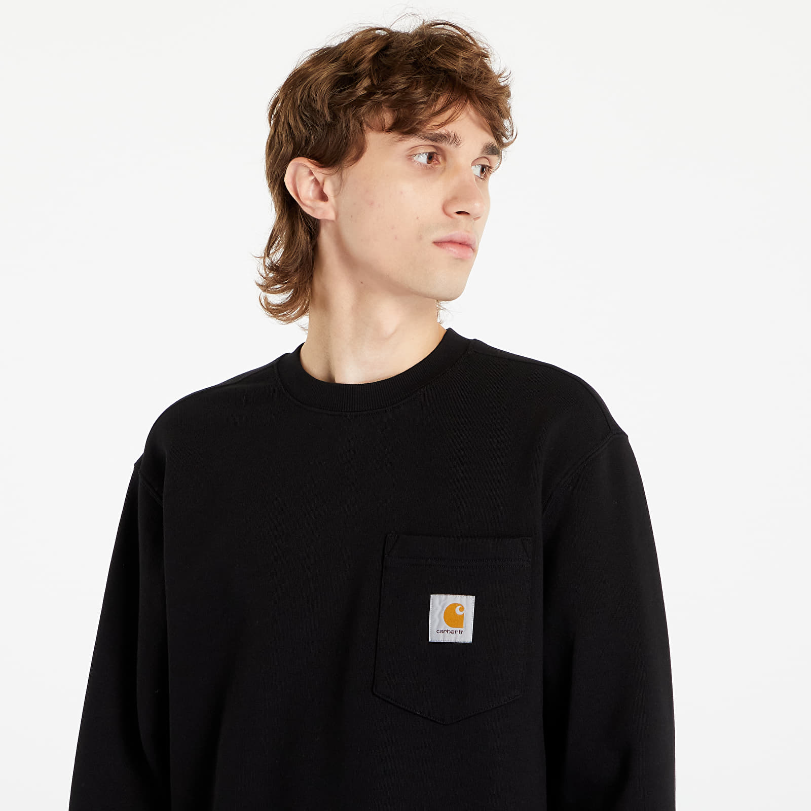Hoodies and sweatshirts Carhartt WIP Pocket Sweat Black Queens