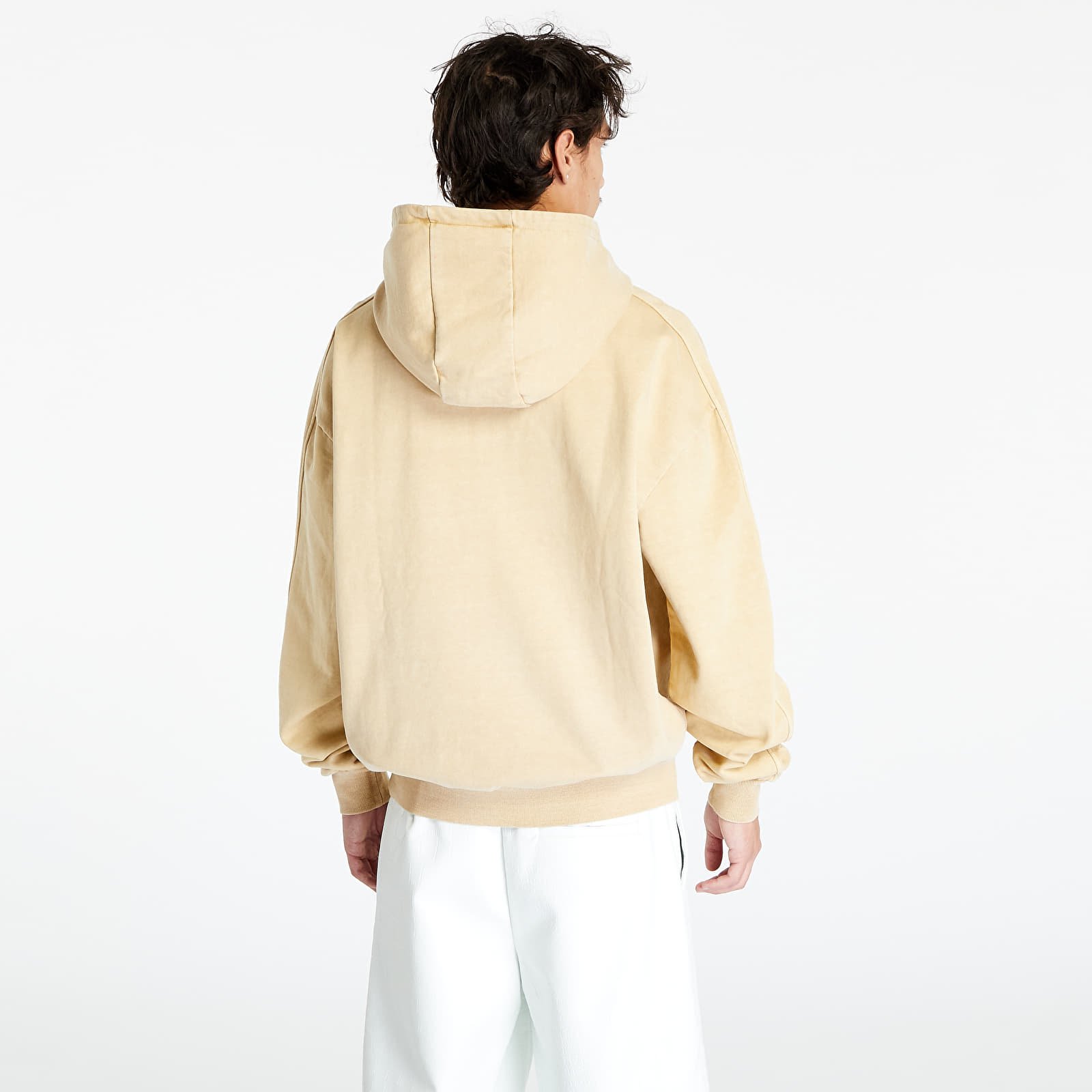 Mikinas ar kapuci un sporta krekli Urban Classics Heavy Terry Garment Dye Hoody Union Beige