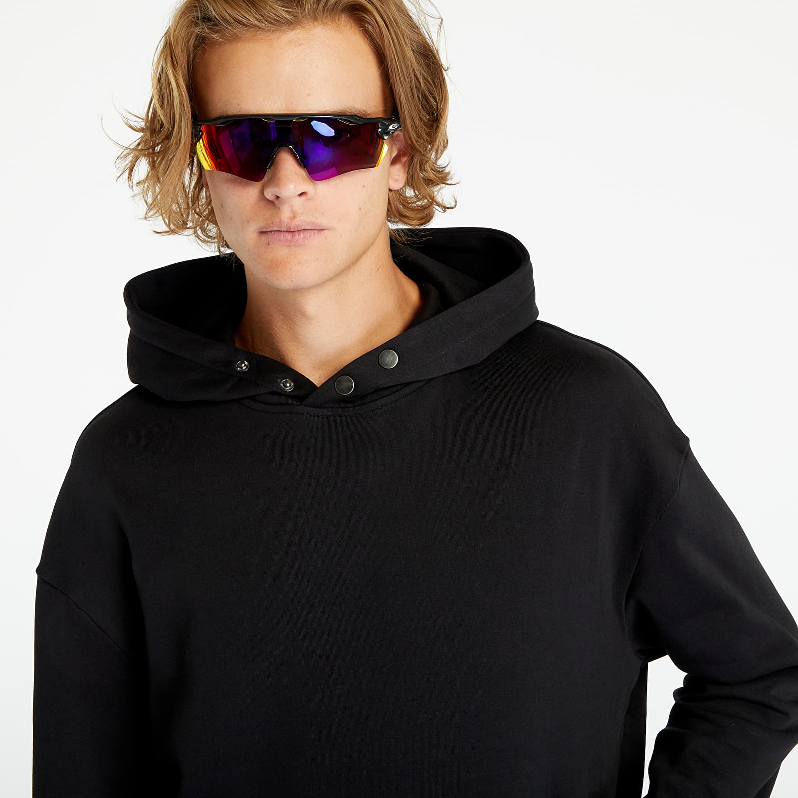 Hoodies and sweatshirts  Urban Classics Snap Hoody Black
