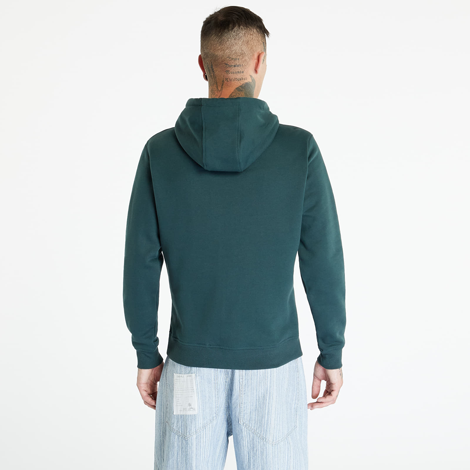 Mikiny Urban Classics Basic Sweat Hoody Bottle Green