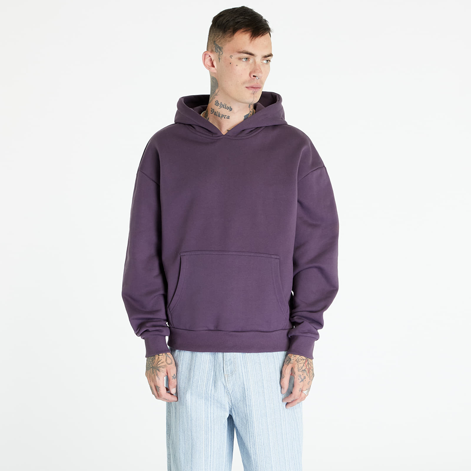 Φούτερ Urban Classics Ultra Heavy Hoody Purple Night