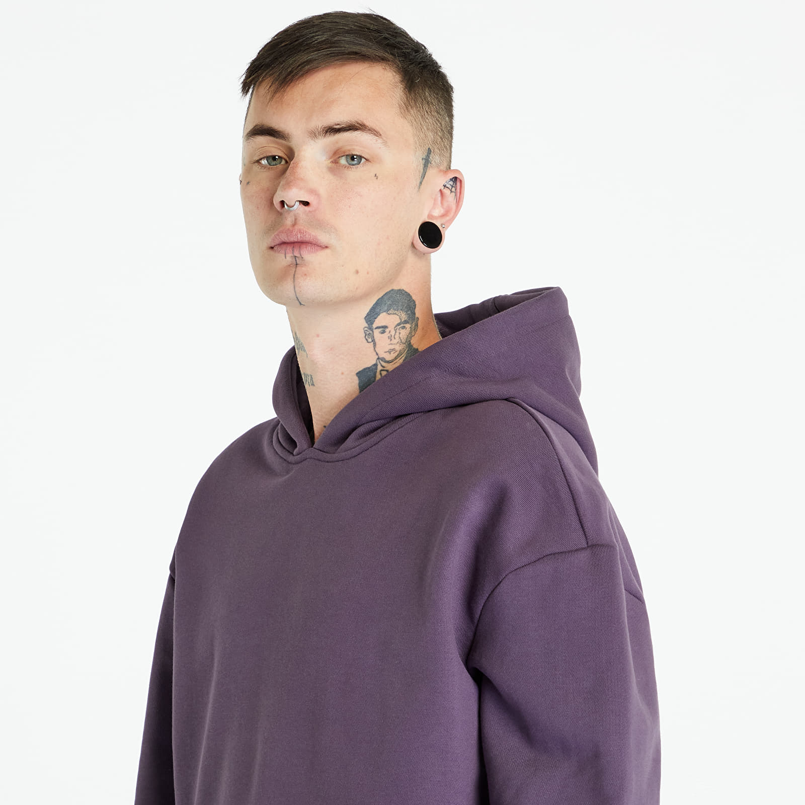 Φούτερ Urban Classics Ultra Heavy Hoody Purple Night