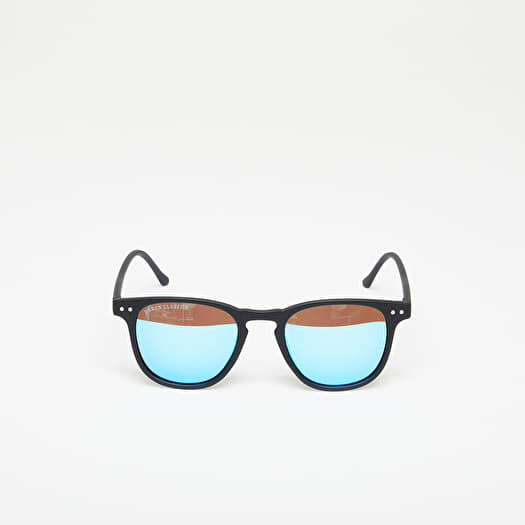 Sunglasses Urban Classics Sunglasses Arthur With Chain Black/ Blue | Queens