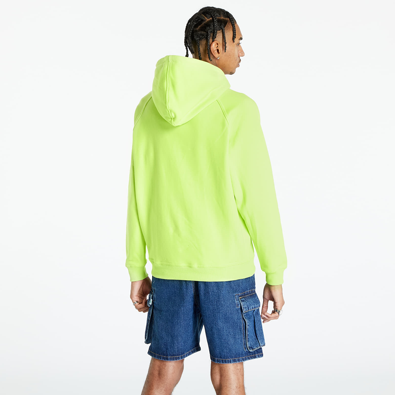 Mikiny Urban Classics Blank Hoody Frozen Yellow