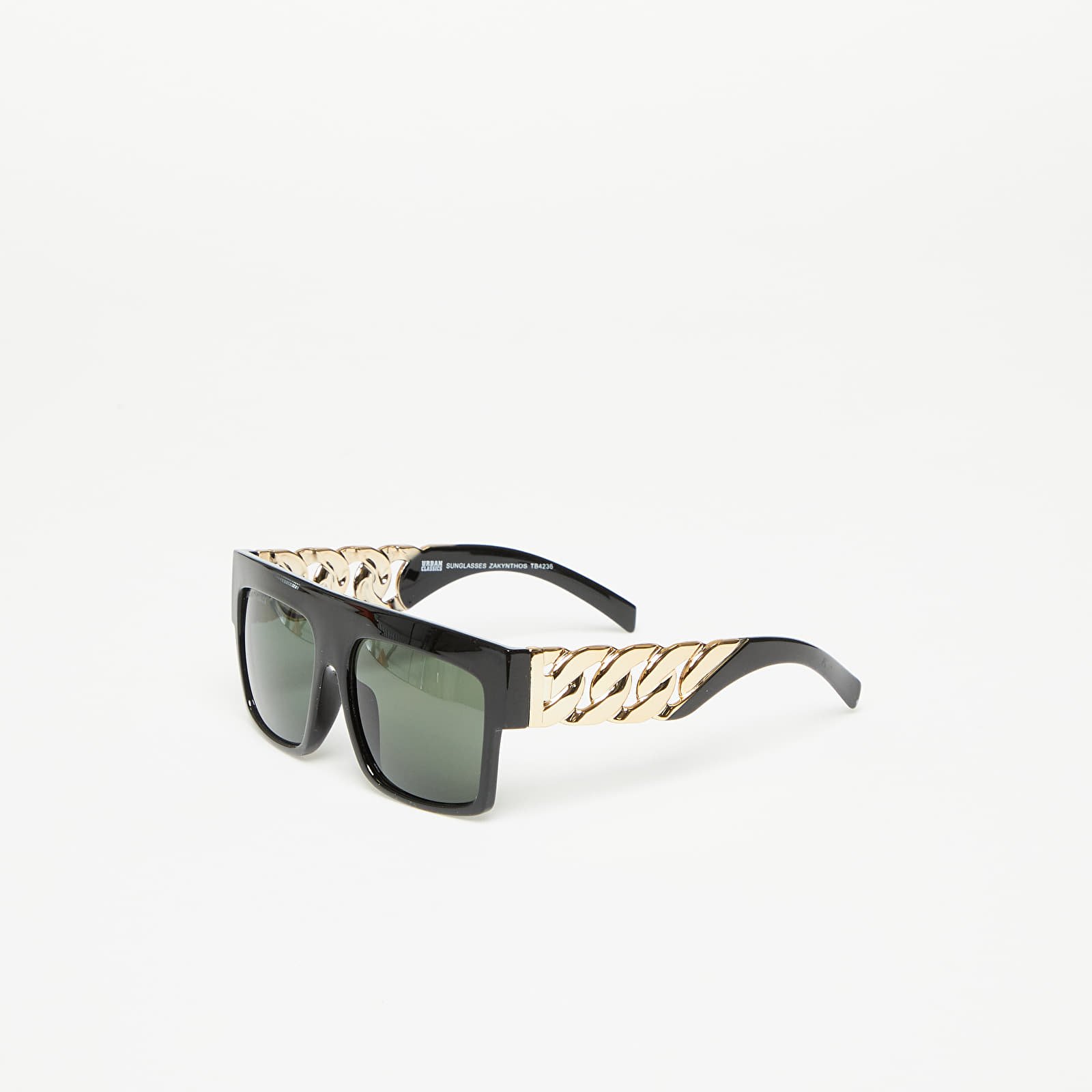 Sunčane naočale Urban Classics Sunglasses Zakynthos With Chain Black/ Gold