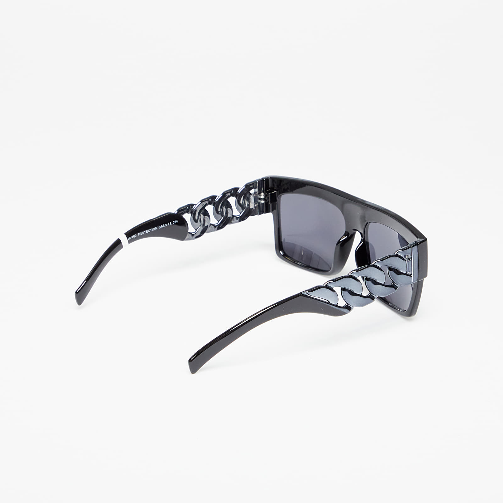 Sonnenbrillen Urban Classics Sunglasses Zakynthos with Chain Black/ Silver