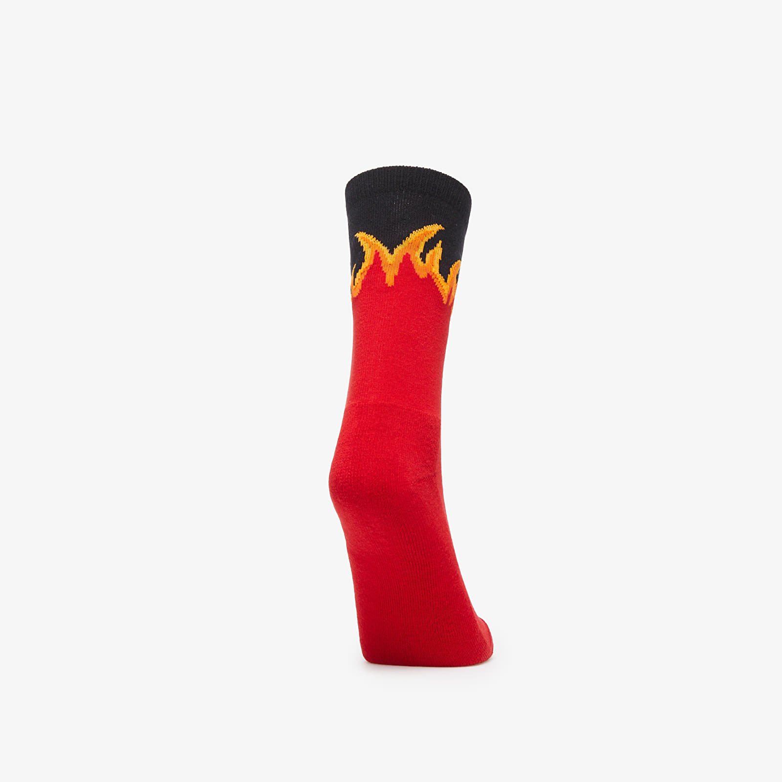 Calcetines Urban Classics Long Flame Socks 2-Pack Red/ Black