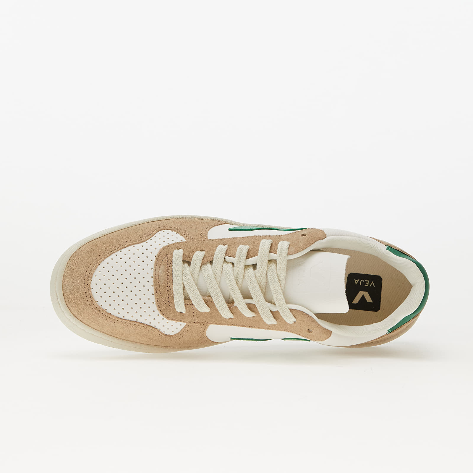 Men's sneakers and shoes Veja V-10 Extra White/ Emeraude/ Sahara