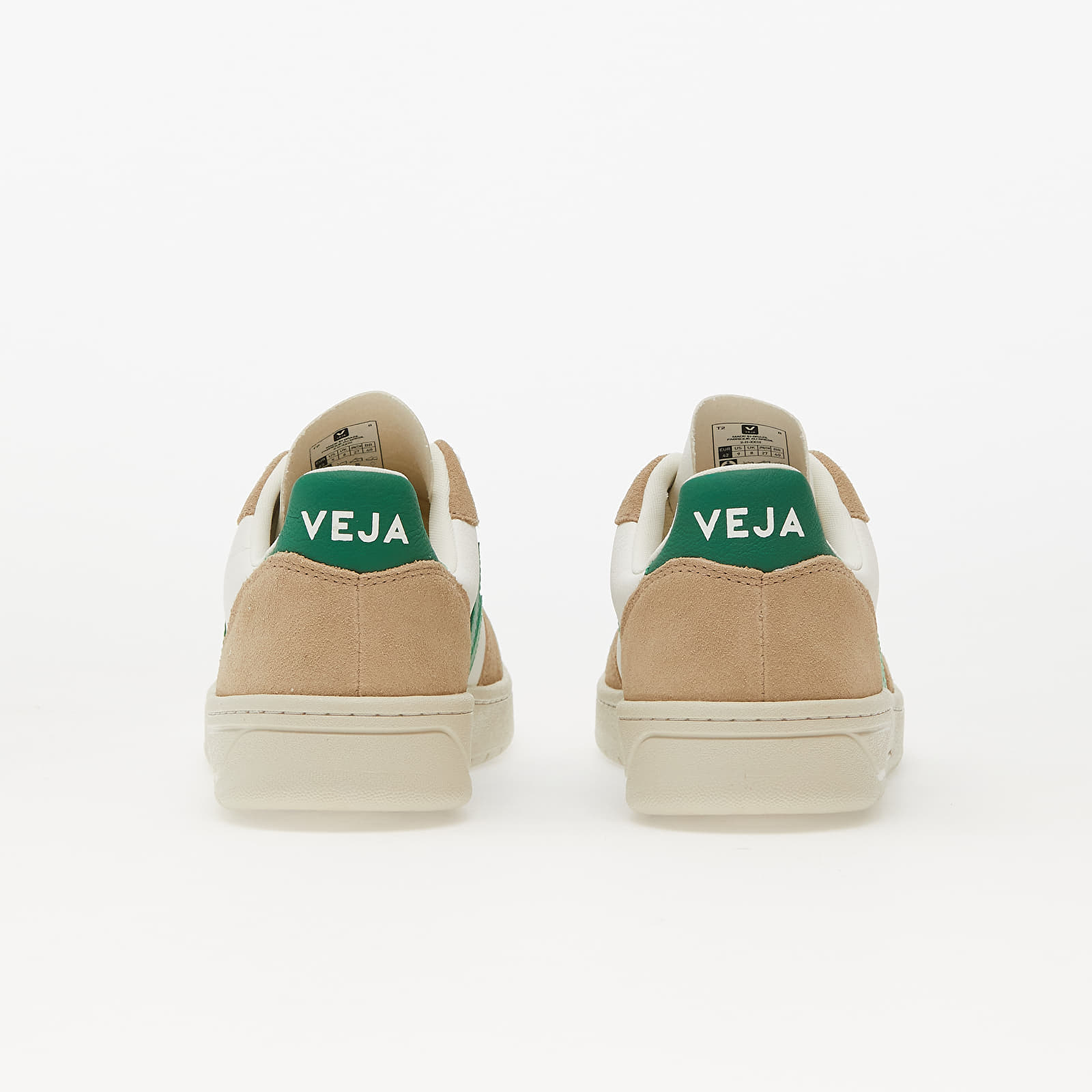 Men's sneakers and shoes Veja V-10 Extra White/ Emeraude/ Sahara