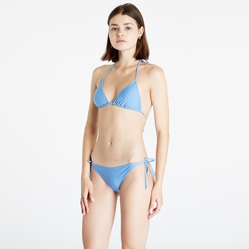 Plavky Urban Classics Ladies Recycled Triangle Bikini Horizon Blue