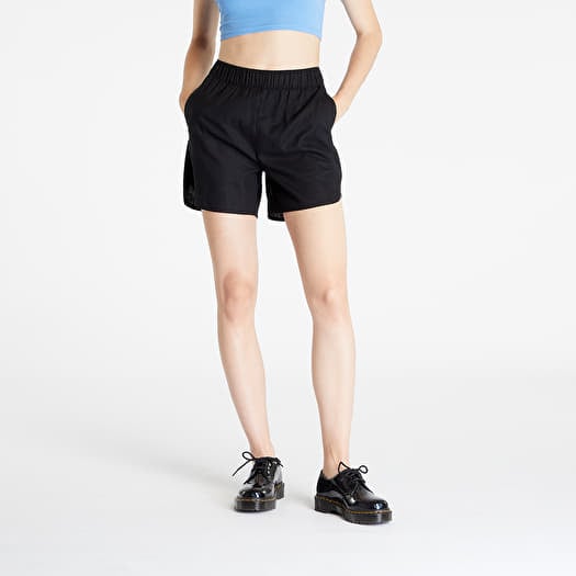Szorty Urban Classics Ladies Linen Mixed Shorts Black