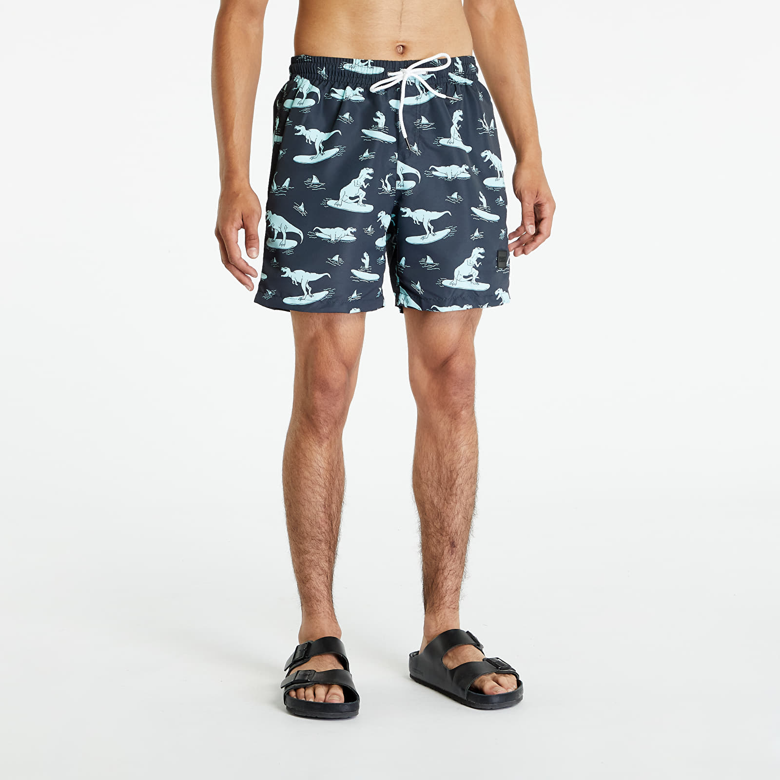Badedragt Urban Classics Pattern Swim Shorts Rex Aop
