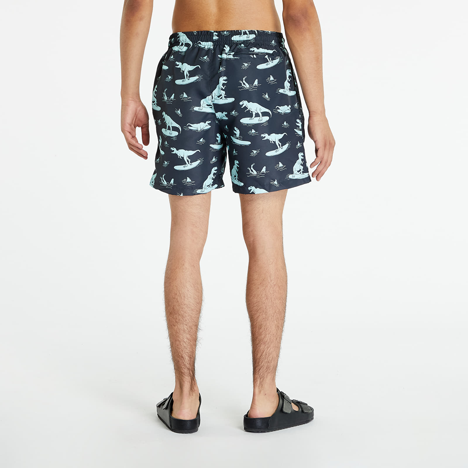 Badedragt Urban Classics Pattern Swim Shorts Rex Aop
