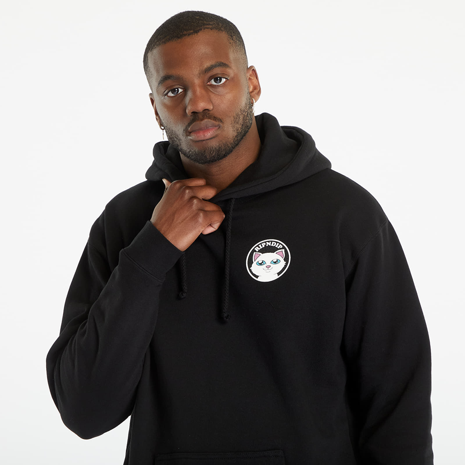 Sudaderas RIPNDIP Stop Being A Pussy Hoodie Black