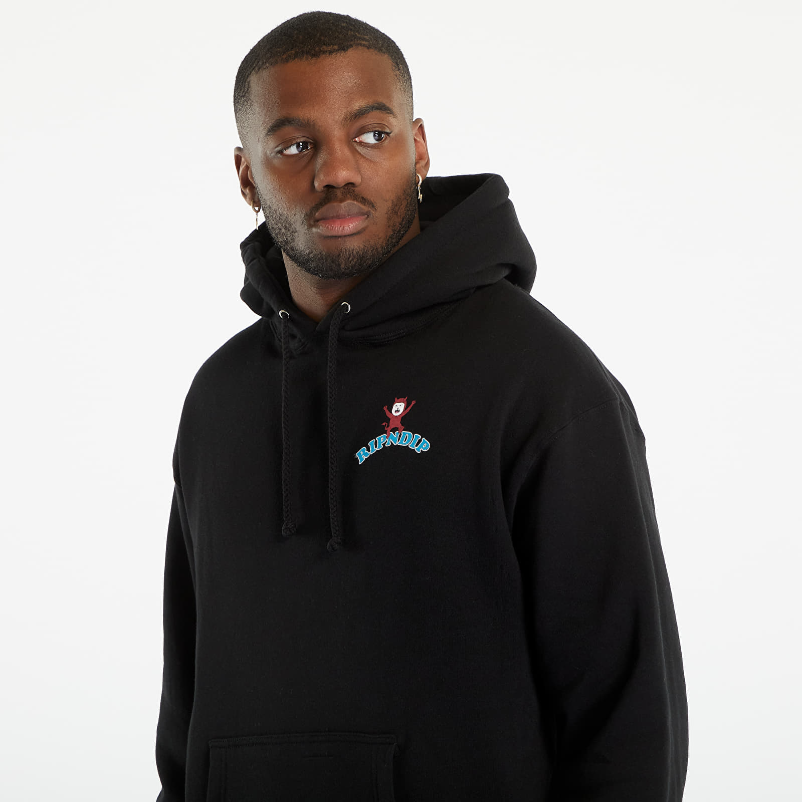Mikiny RIPNDIP Heaven On Earth Hoodie Black