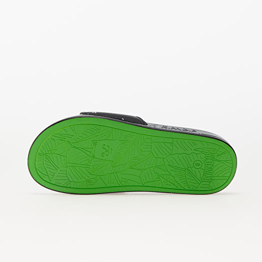 Baskets et chaussures pour hommes RIPNDIP We Out Here Slides Black Neon Green Queens