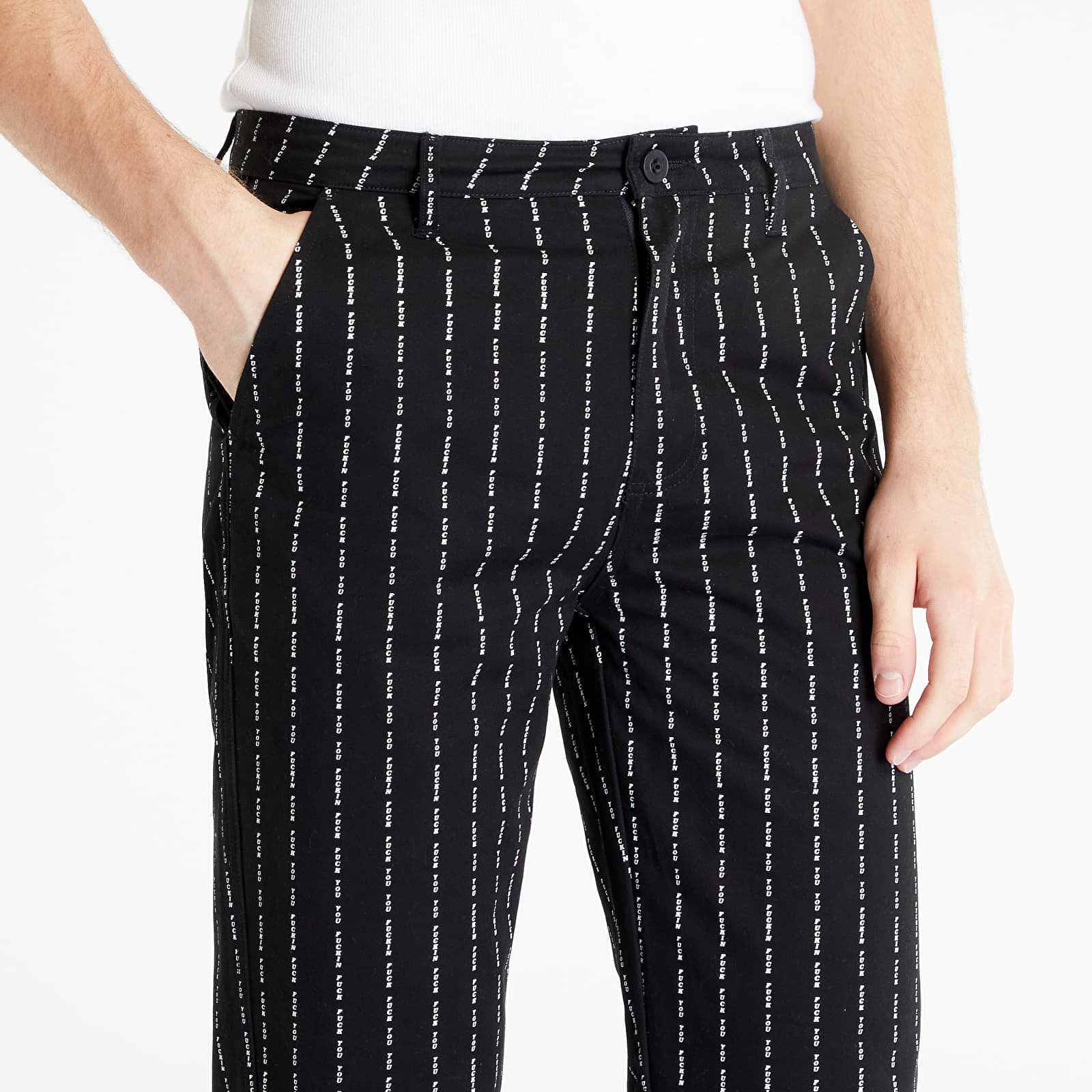 Dżinsy i spodnie RIPNDIP Love All Twill Pants Black
