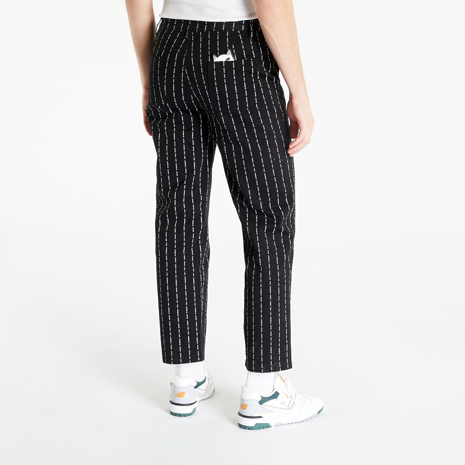 Dżinsy i spodnie RIPNDIP Love All Twill Pants Black