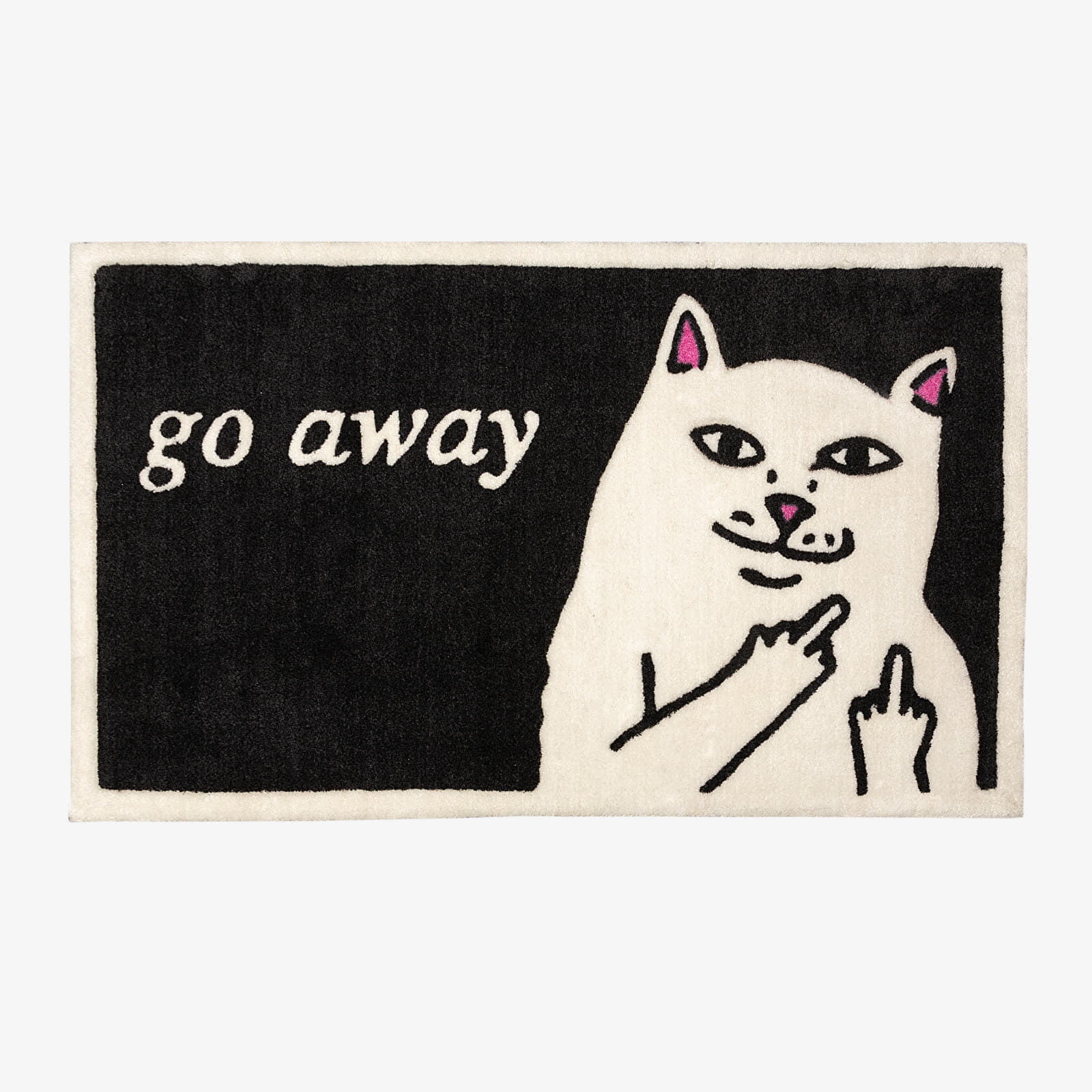 Doplňky RIPNDIP Go Away Rug Black