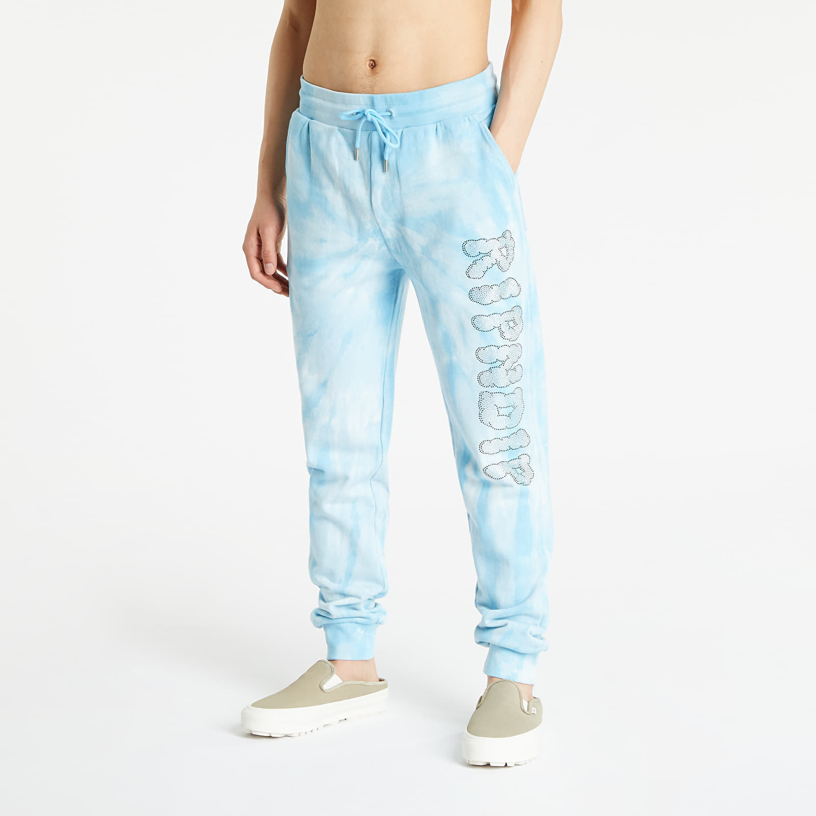Trenerke RIPNDIP Sent From Heaven Sweat Pants Light Blue Spiral Dye