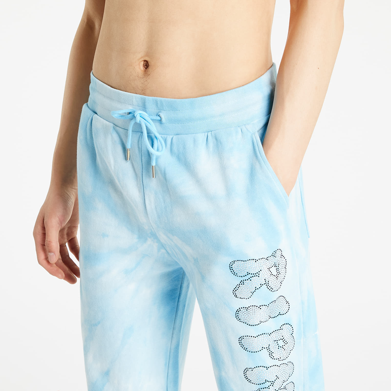 Trenerke RIPNDIP Sent From Heaven Sweat Pants Light Blue Spiral Dye