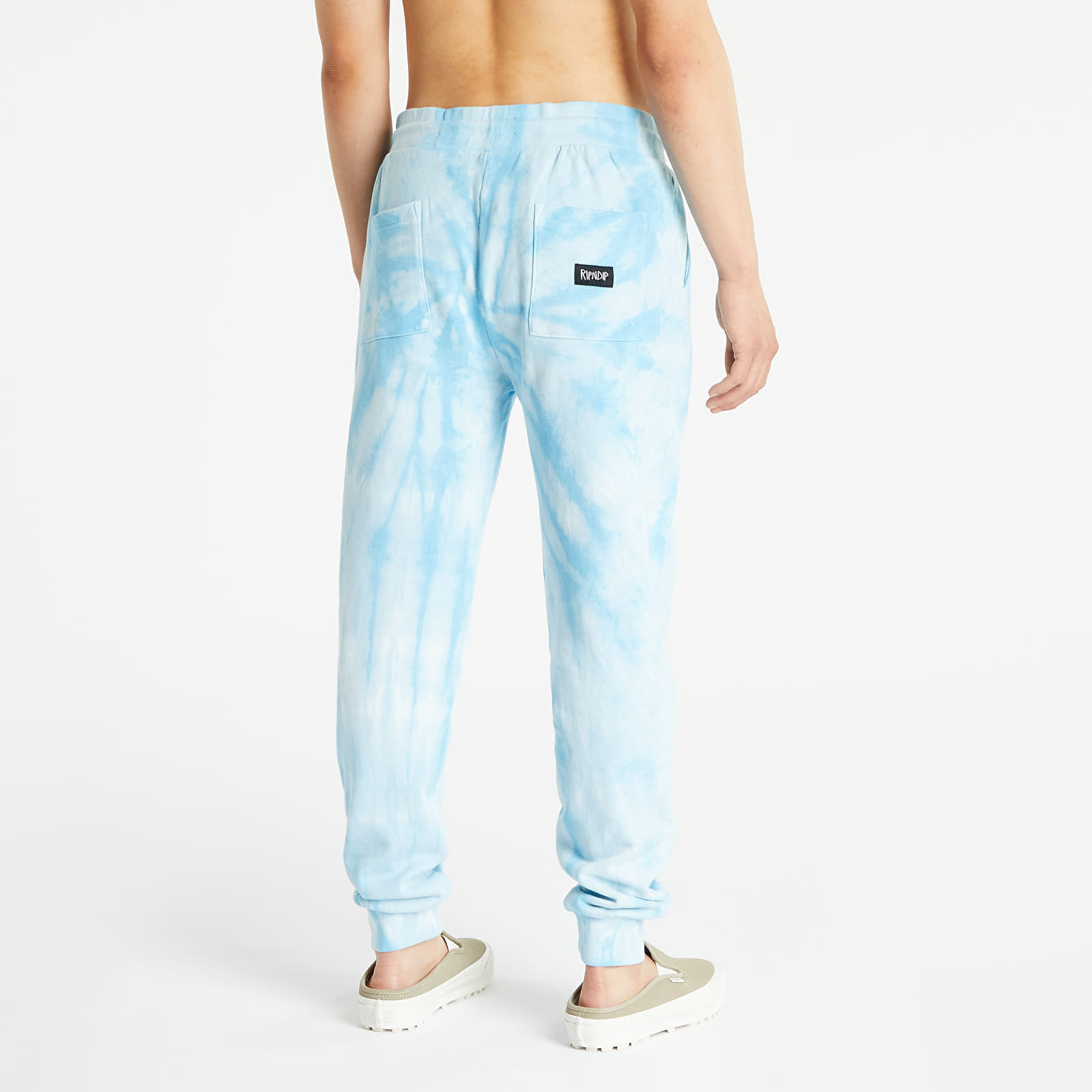 Trenerke RIPNDIP Sent From Heaven Sweat Pants Light Blue Spiral Dye