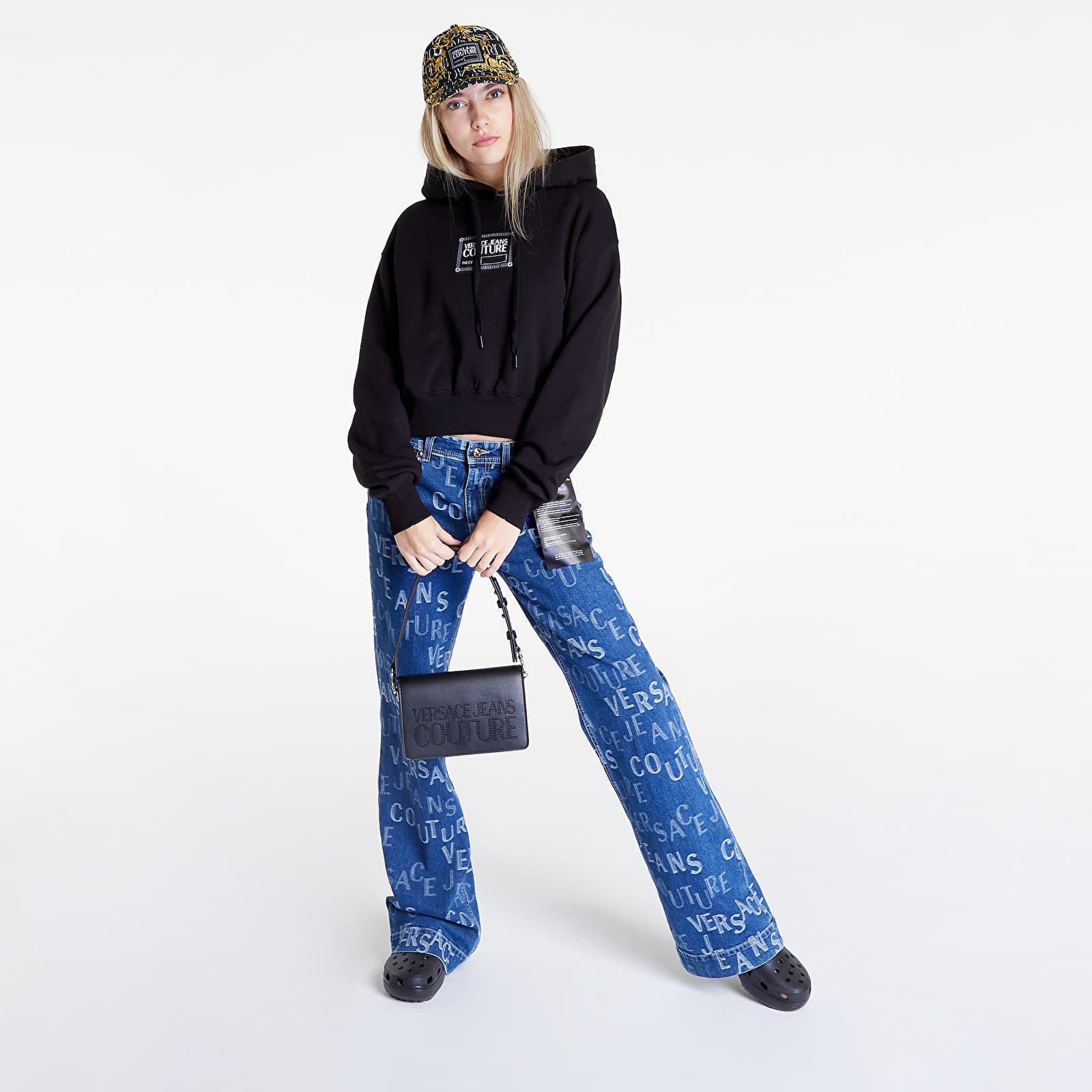 Hoodies and sweatshirts  Versace Jeans Couture O Piece Nr Label Sweatshirt Black