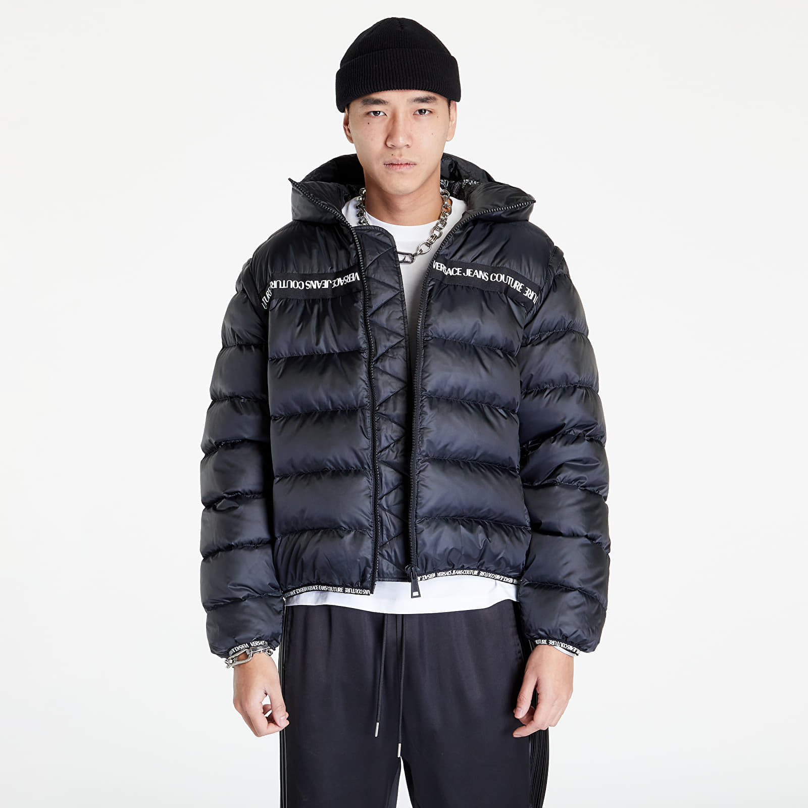 Jacken Versace Jeans Couture Logo Band Jacket Black