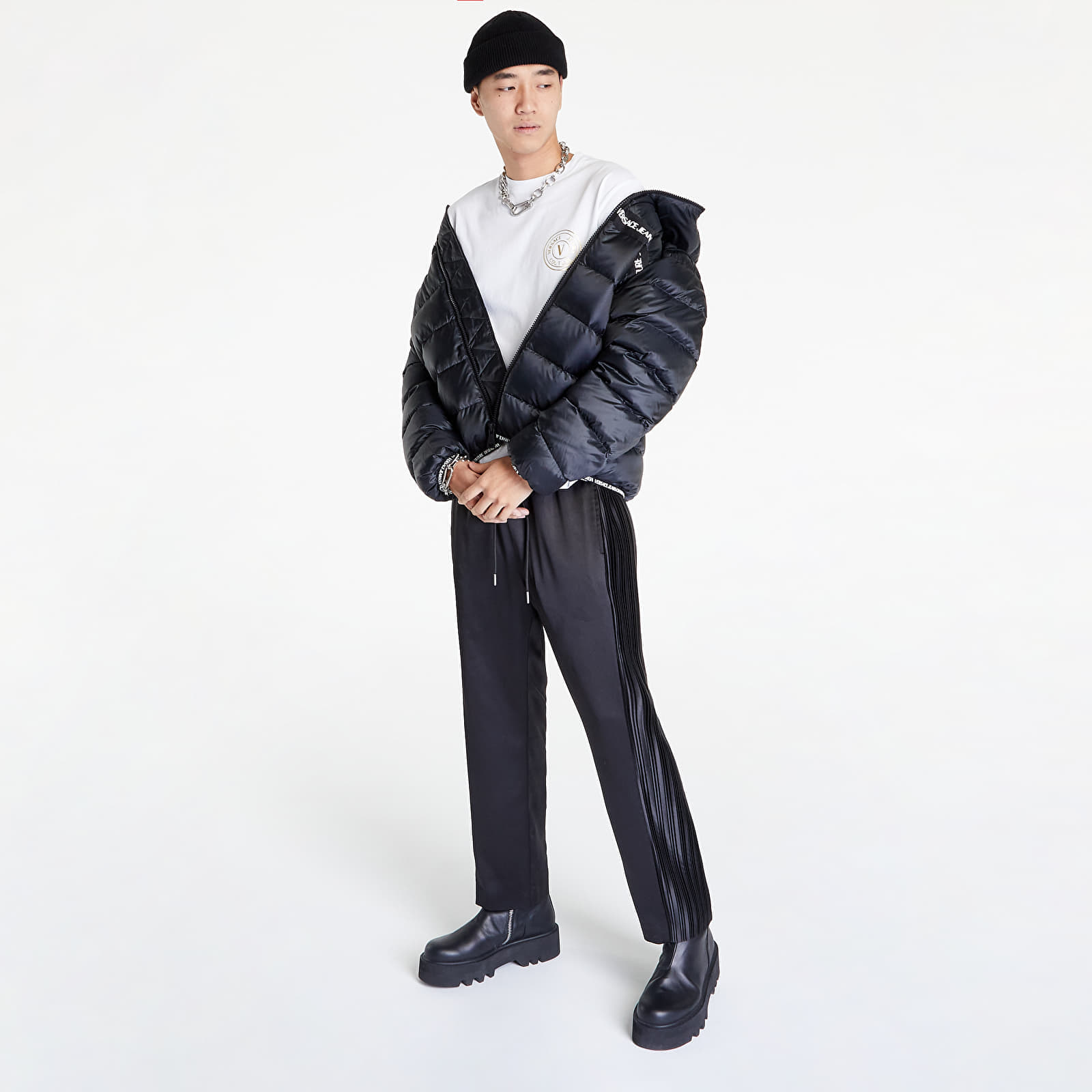 Jacken Versace Jeans Couture Logo Band Jacket Black