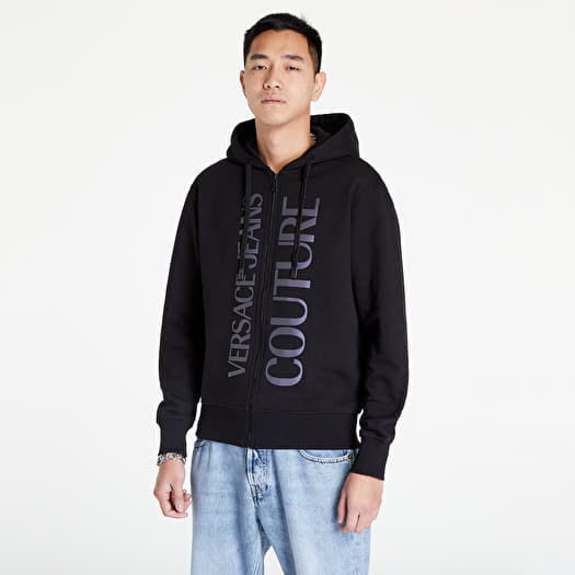 Versace Jeans Couture R Logo Petrol Brushed Sweatshirt