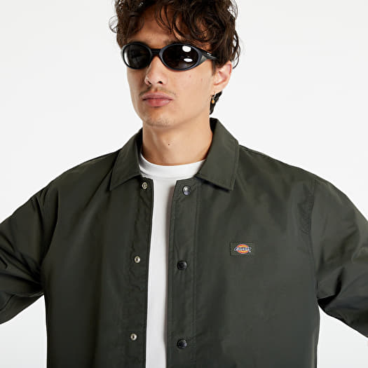 Windbreakers Dickies Oakport Coach Jacket Olive Green Queens