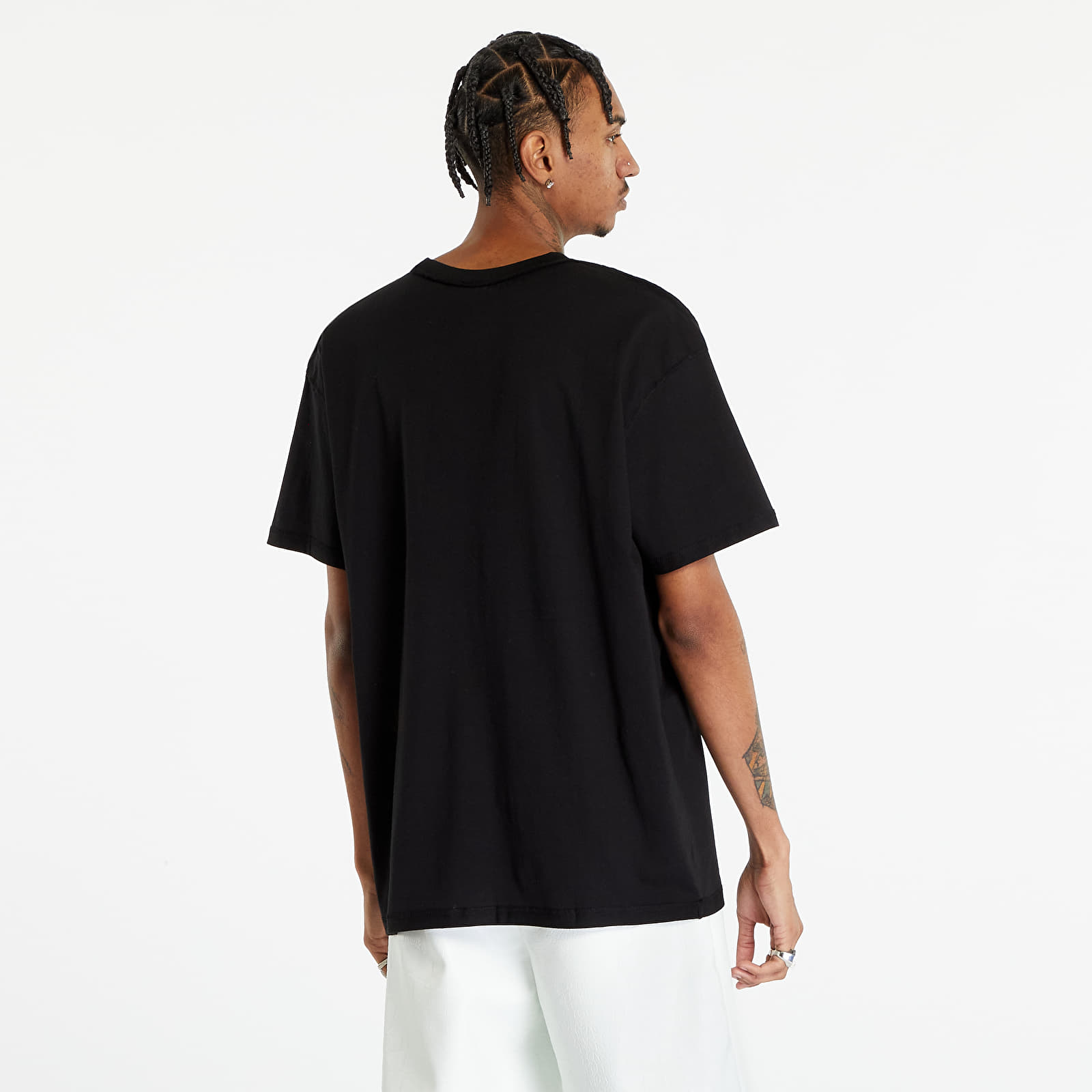 T-shirts  Urban Classics Oversized Inside Out Tee Black