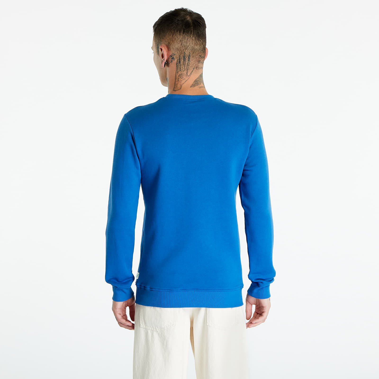 Hoodies and sweatshirts  Urban Classics Organic Basic Crew Sporty Blue