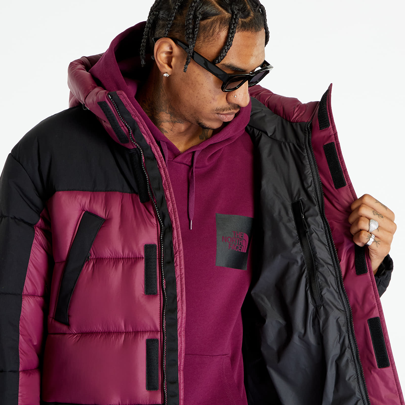 Jackets The North Face Hmlyn Insulated Parka Boysenberry/ TNF Black
