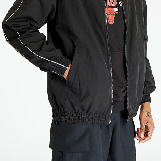 Black chicago bulls starter jacket store