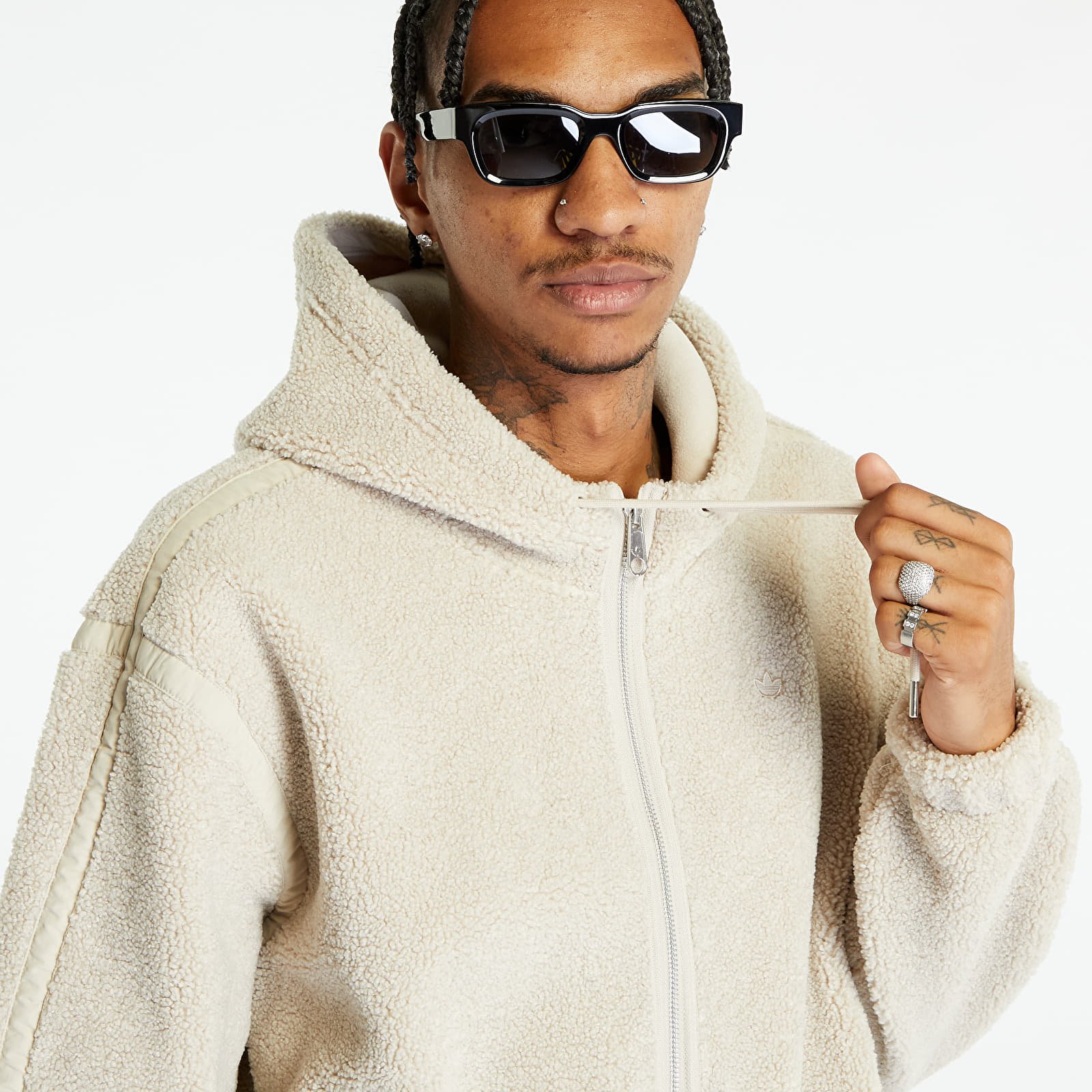 Jacken adidas Originals Premium Essentials Fleece Jacket Wonder Beige