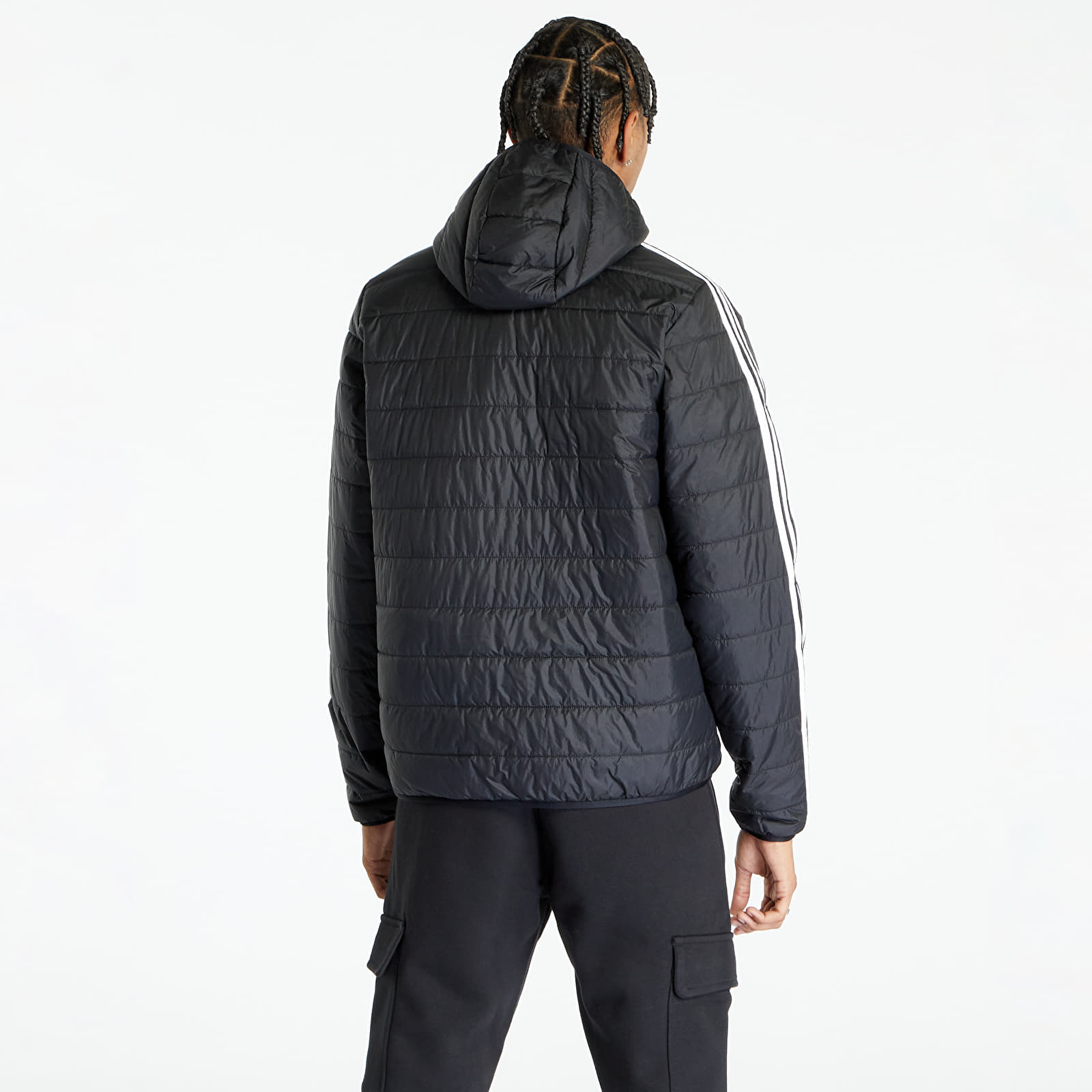 Jackets adidas Originals Pad Hooded Puffer Jacket Black