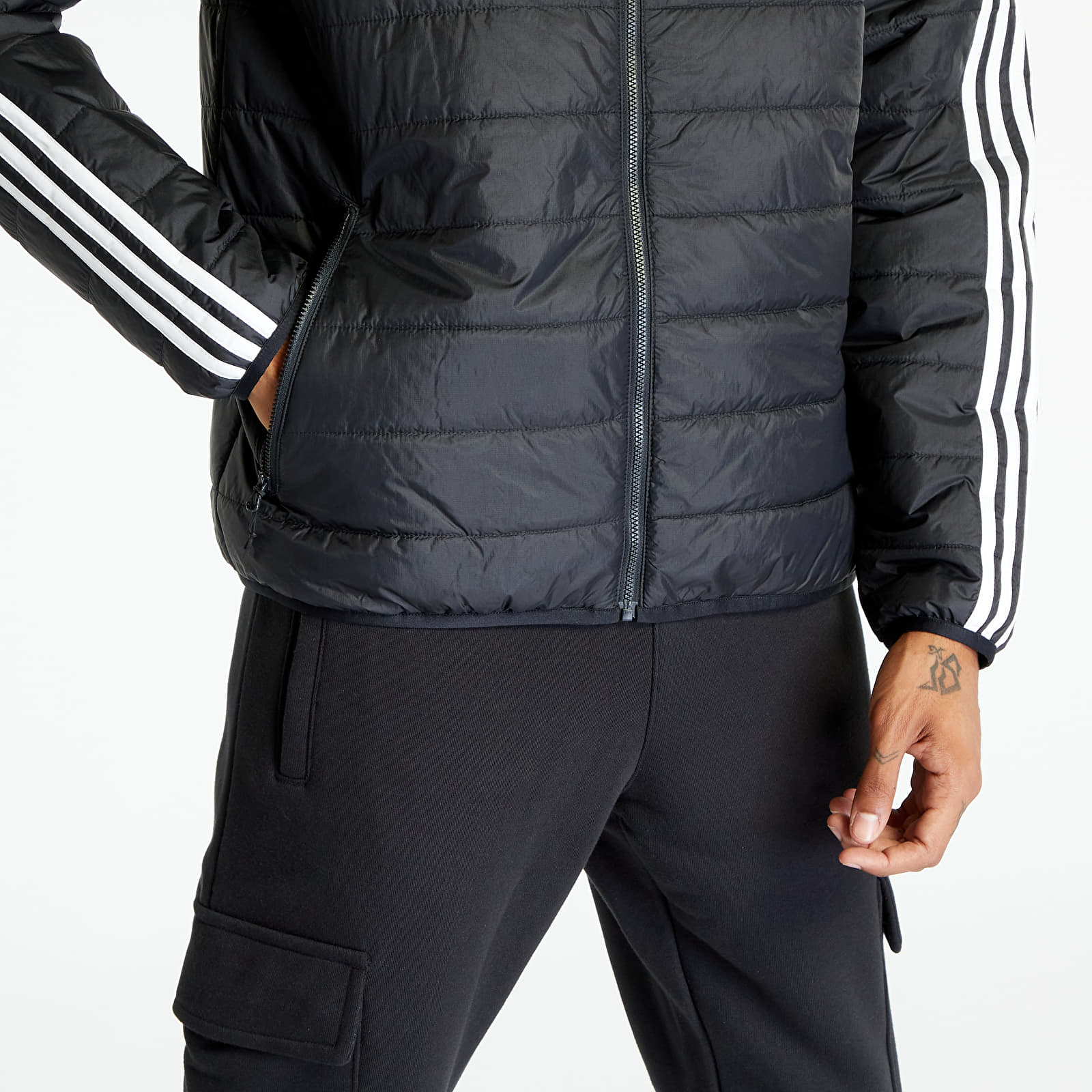 Jackets adidas Originals Pad Hooded Puffer Jacket Black