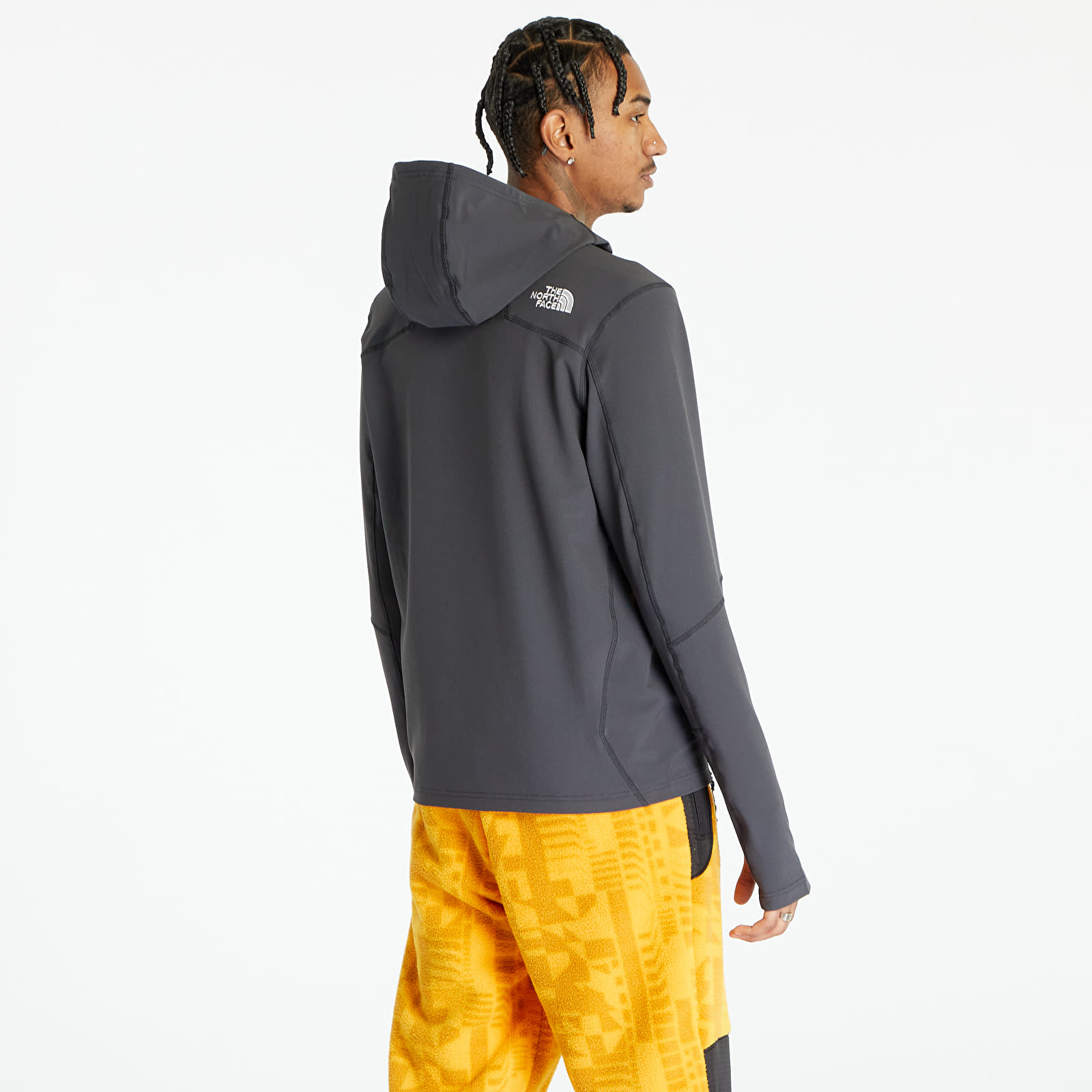 Mikiny The North Face 2000S Zip Tech Hood Asphalt Grey