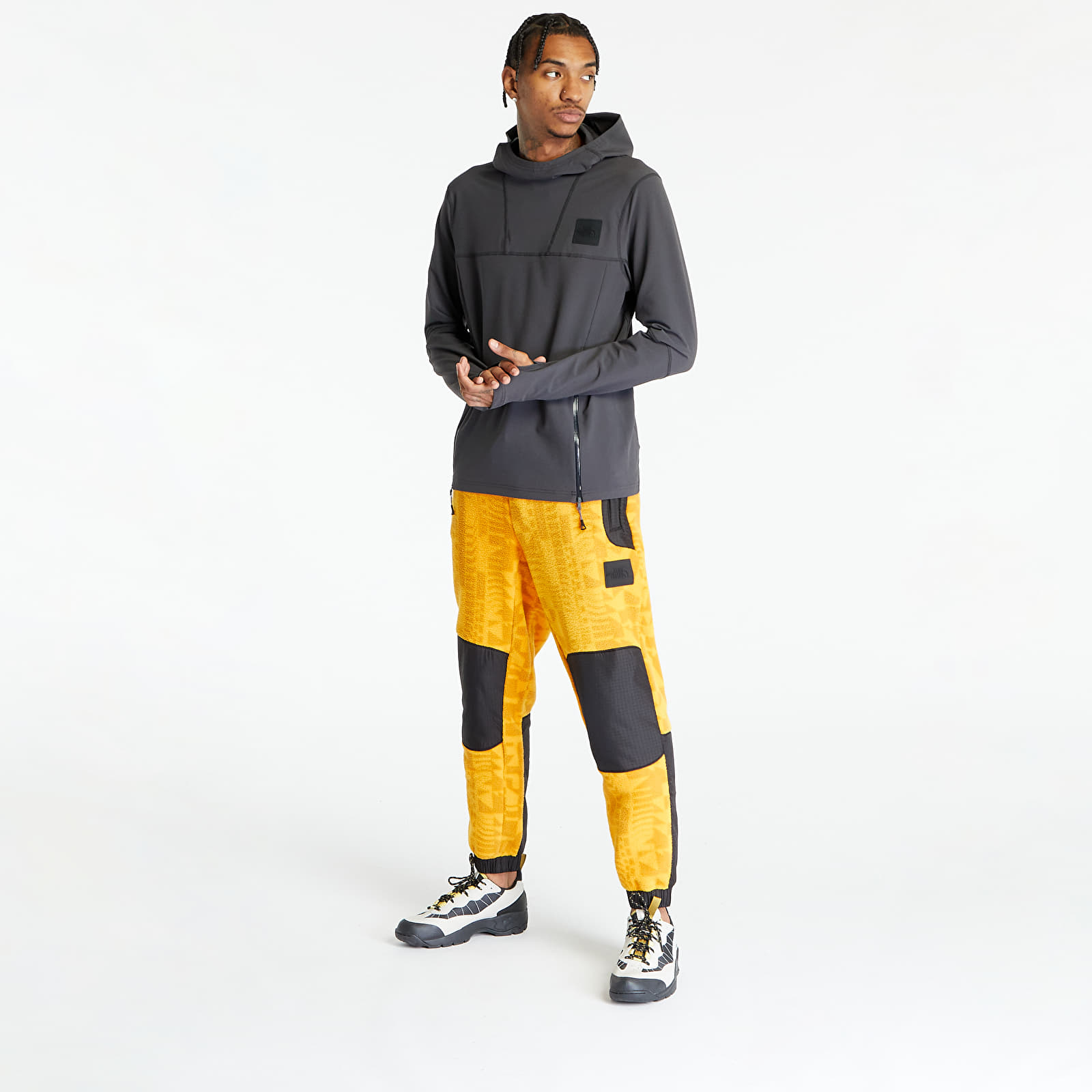Mikiny The North Face 2000S Zip Tech Hood Asphalt Grey
