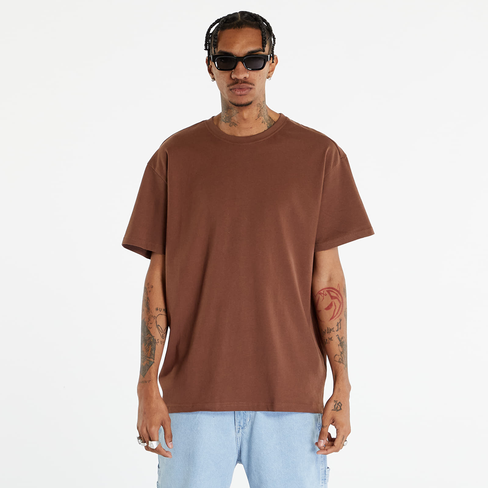 Tričká Urban Classics Heavy Oversized Tee Bark