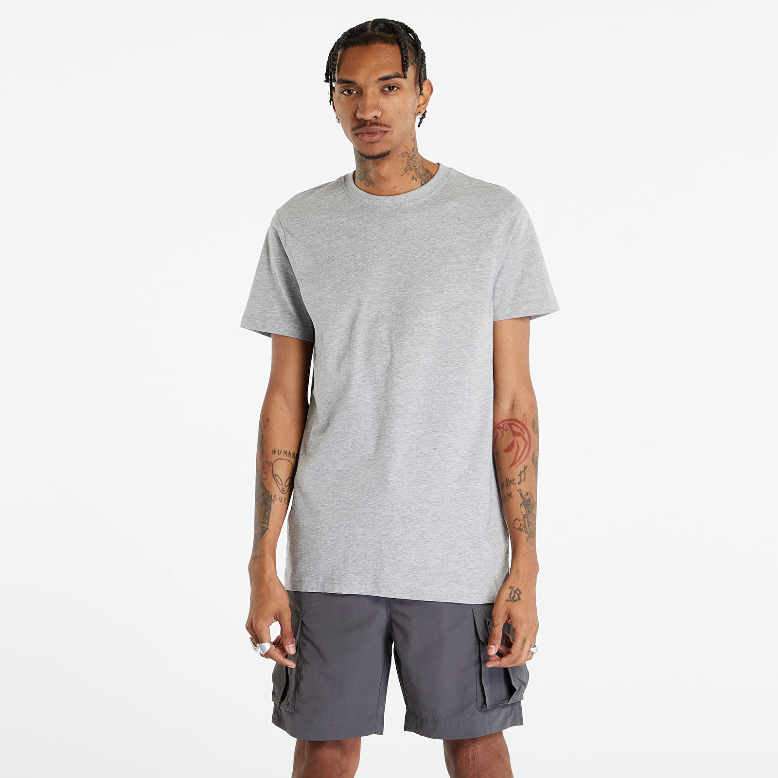 Męskie Ubrania Urban Classics Basic Tee Grey
