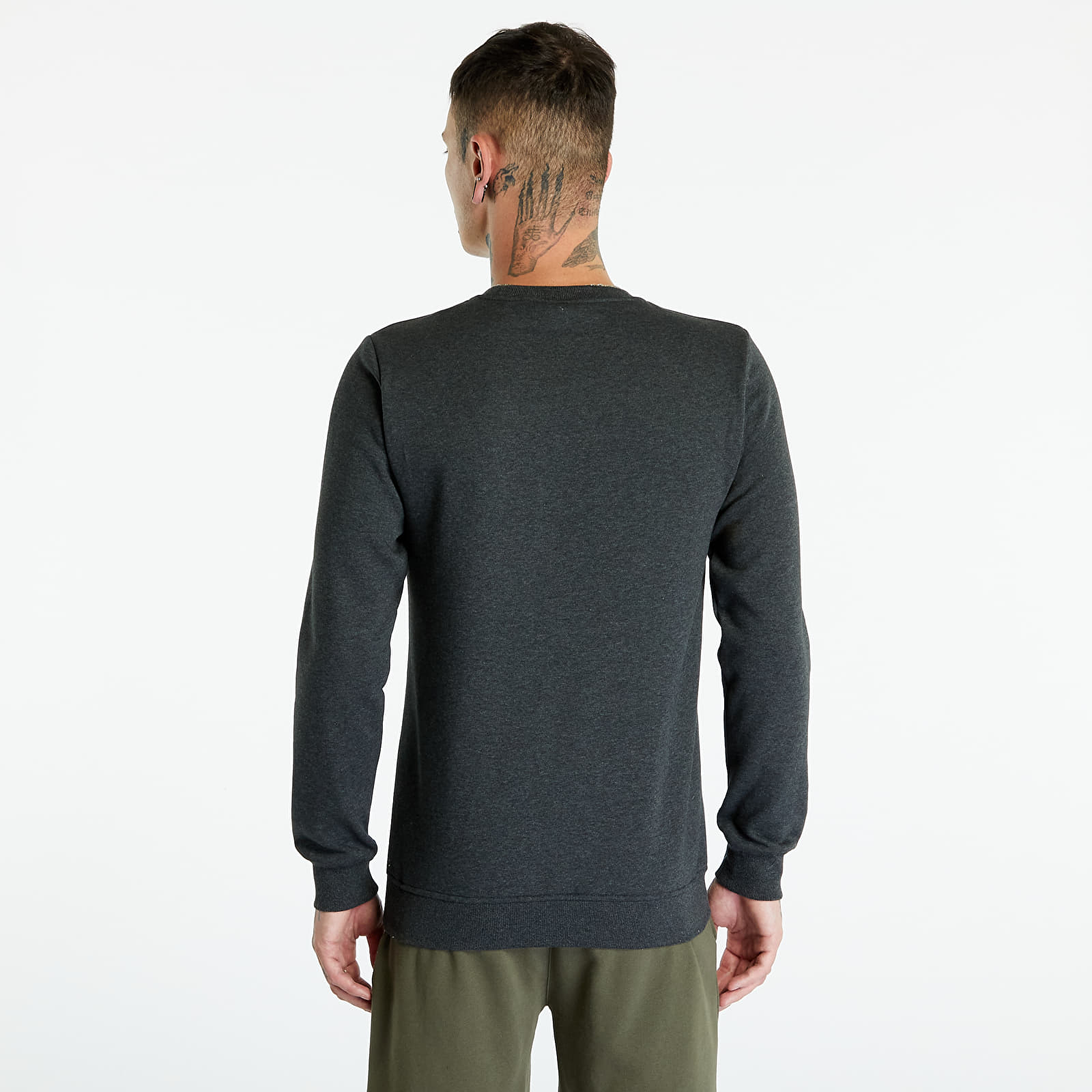 Hættetrøjer og sweatshirts Urban Classics Basic Terry Crew Charcoal