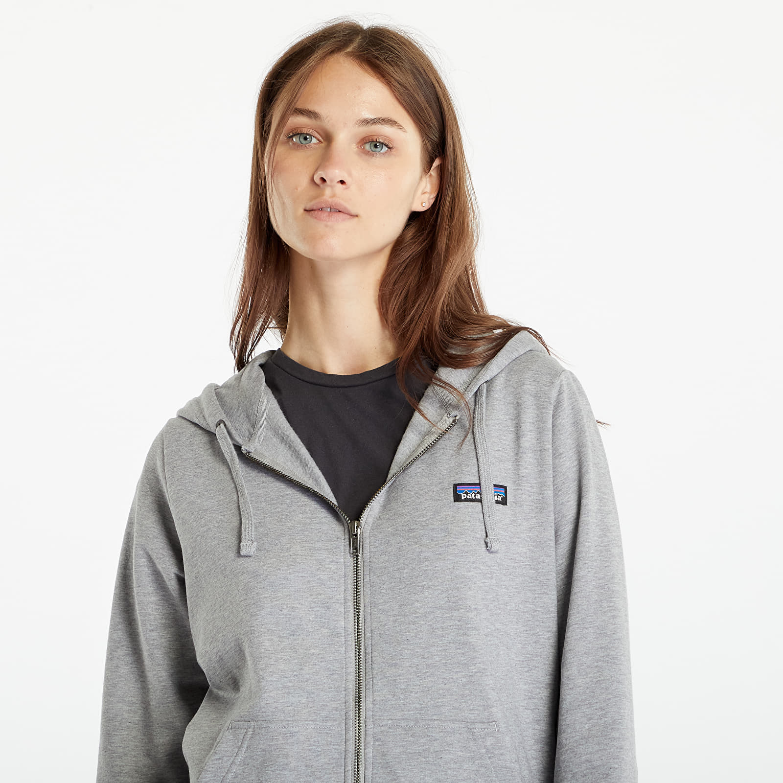 Hoodies and sweatshirts Patagonia W s Ahnya Full Zip Hoody Salt Grey Heather Queens