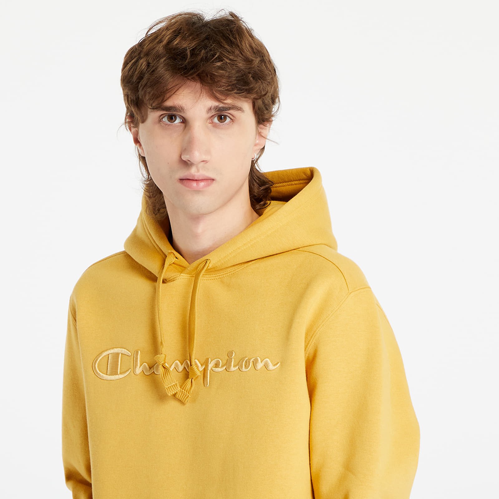 Hoodies and sweatshirts Champion Hooded Sweatshirt Yellow Queens
